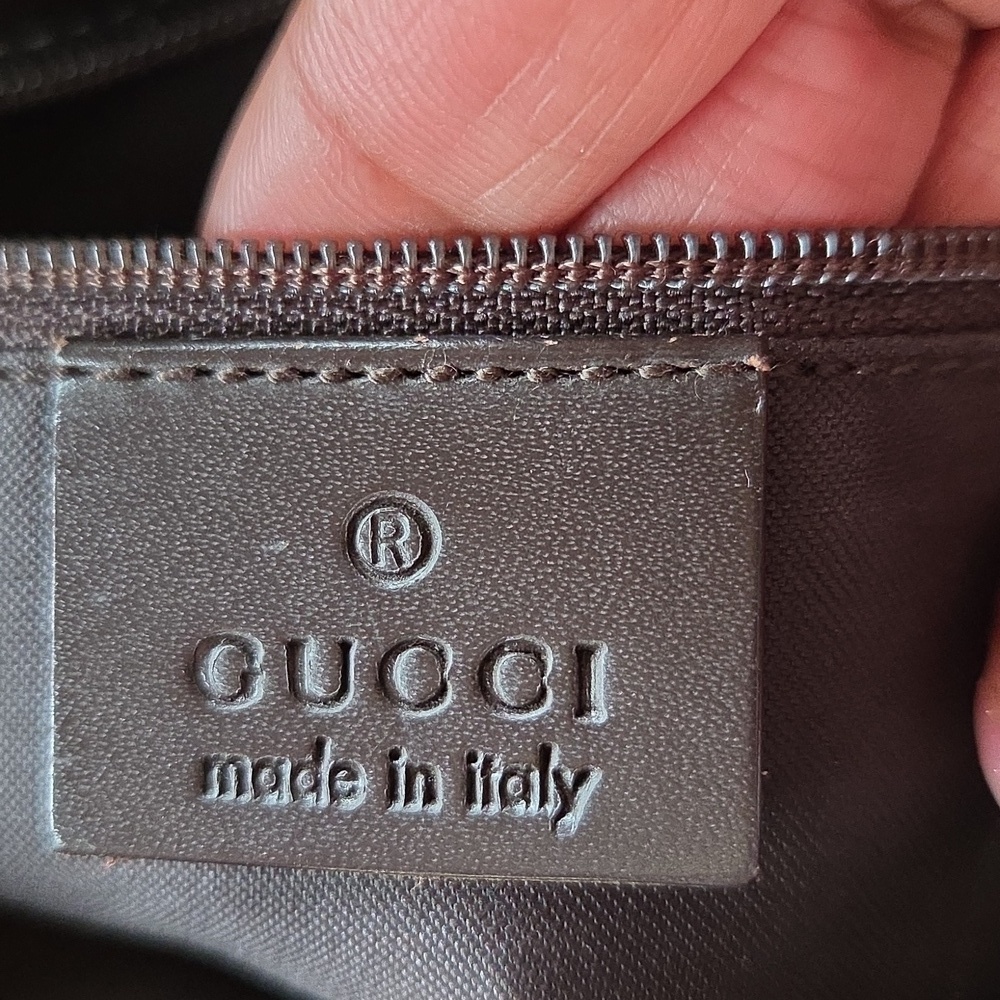 Gucci Dark Brown GG Pattern Tote - Picture 5 of 9